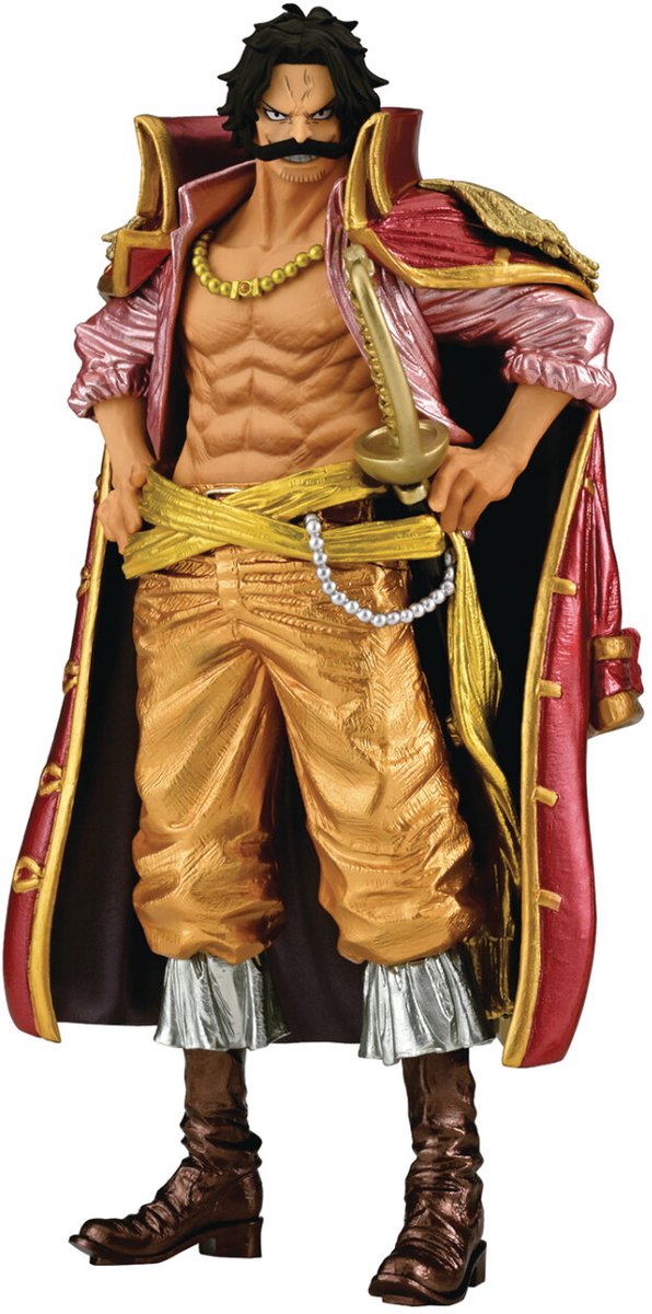 Banpresto Co., Ltd. One Piece - King of Artist - Gold D. Roger-Statue 23cm