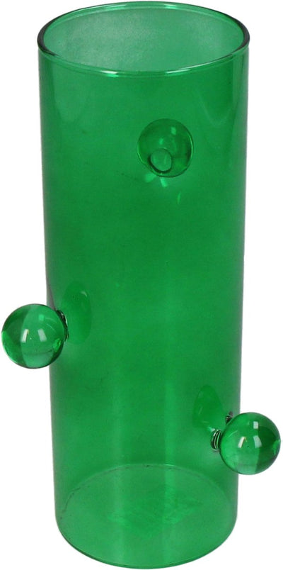 HD Collection Vase Glas grün 8,8x8,8x18cm