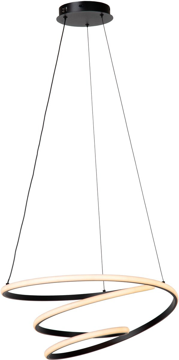 Lucide spiral - Hängelampe - LED dimmbar - CCT - 1x40W 2700K 4000K - schwarz | wesentlich