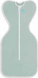 Love to dream™ Babyschlafsack swaddle up™ – Pucken – Baby 0–3 Monate – 3,5–6 kg – Sommer – 0,2 Tog – Olivgrün