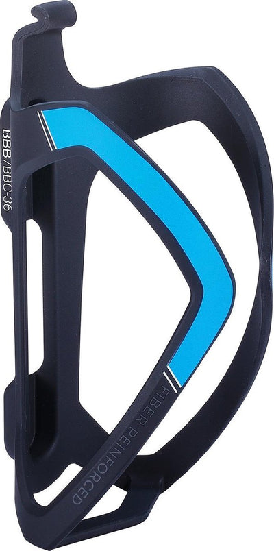 BBB Cycling Flaschenhalter Rennrad, Mountainbike – Verbundwerkstoff – Trinkflaschenhalter Schwarz Blau – Flexcage BBC-36