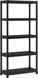 Keter Kunststoffregal – Lagerregal – 90 x 40 x 182 cm – schwarz