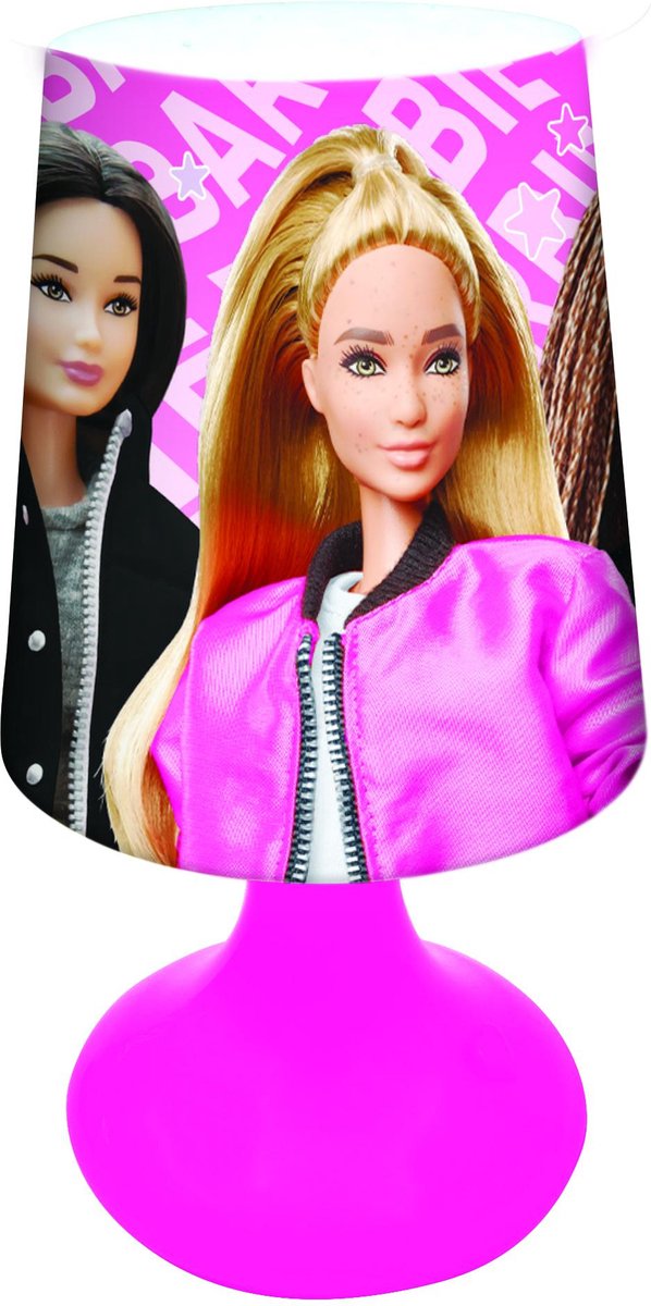 Lexibook Mini-Lampe de chevet veilleuse sans fil barbie
