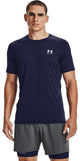 Under Armour UA HG Armour Fitted SS-Blu Herren-Sportshirt – Midnight Navy – Weiß