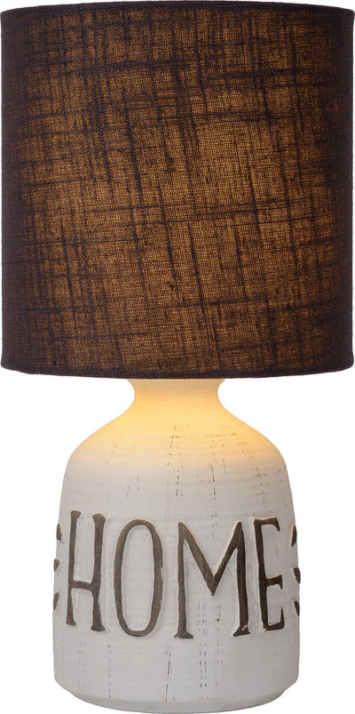 Lucide cosby - Tischlampe - ø 16,5 cm - 1xe14 - weiß - Japandi