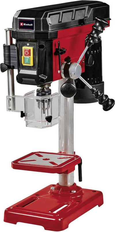 Einhell Säulenbohrmaschine TC-BD 450 - 450 W - 600-2.650 t min - B16 - Schnellspannbohrfutter: ø1,5-13 mm - max. Bohrtiefe: 50 mm - Bohrtisch: 160x160 mm - Bohrtisch ist neigbar, drehbar und höhenverstellbar