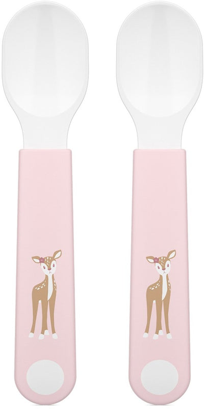 Mepal Mio Übungslöffel Little Dutch – 2er-Set – guter Halt – Kindergeschirr – Feengarten
