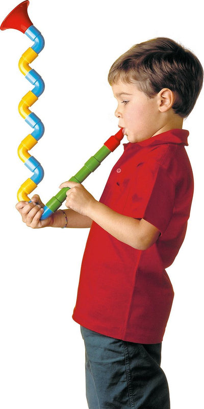 Quercetti Röhrchen Konstruktion Set Saxophon, 16dlg.