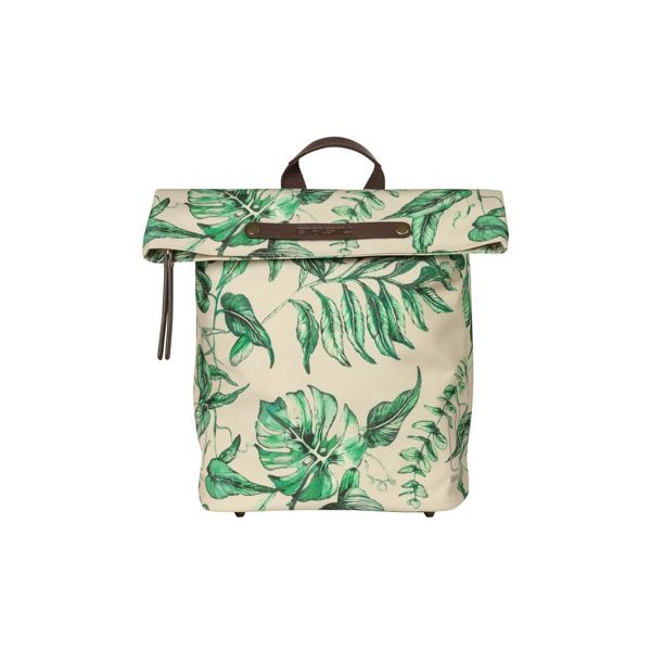Basil Ever-Green Doppel-Fahrradtasche – nachhaltig, hip, grün, 14-18L