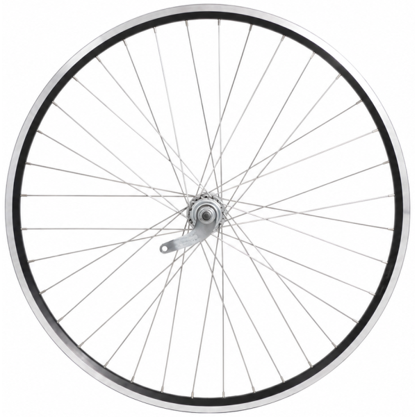 Hinterrad 28 1 4 Zoll – Favorit-Bremsnabe – Zac2000-Felge (schwarz silber)