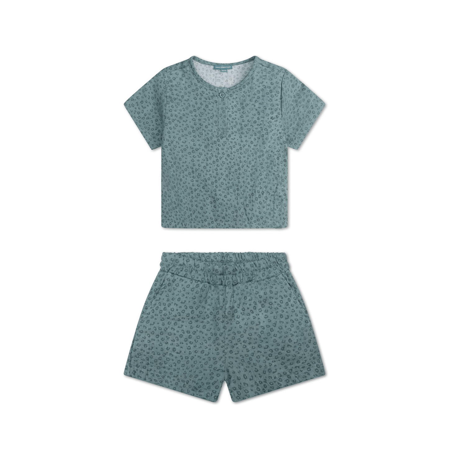 Leopard | Green Boys Set Beach - Musselin