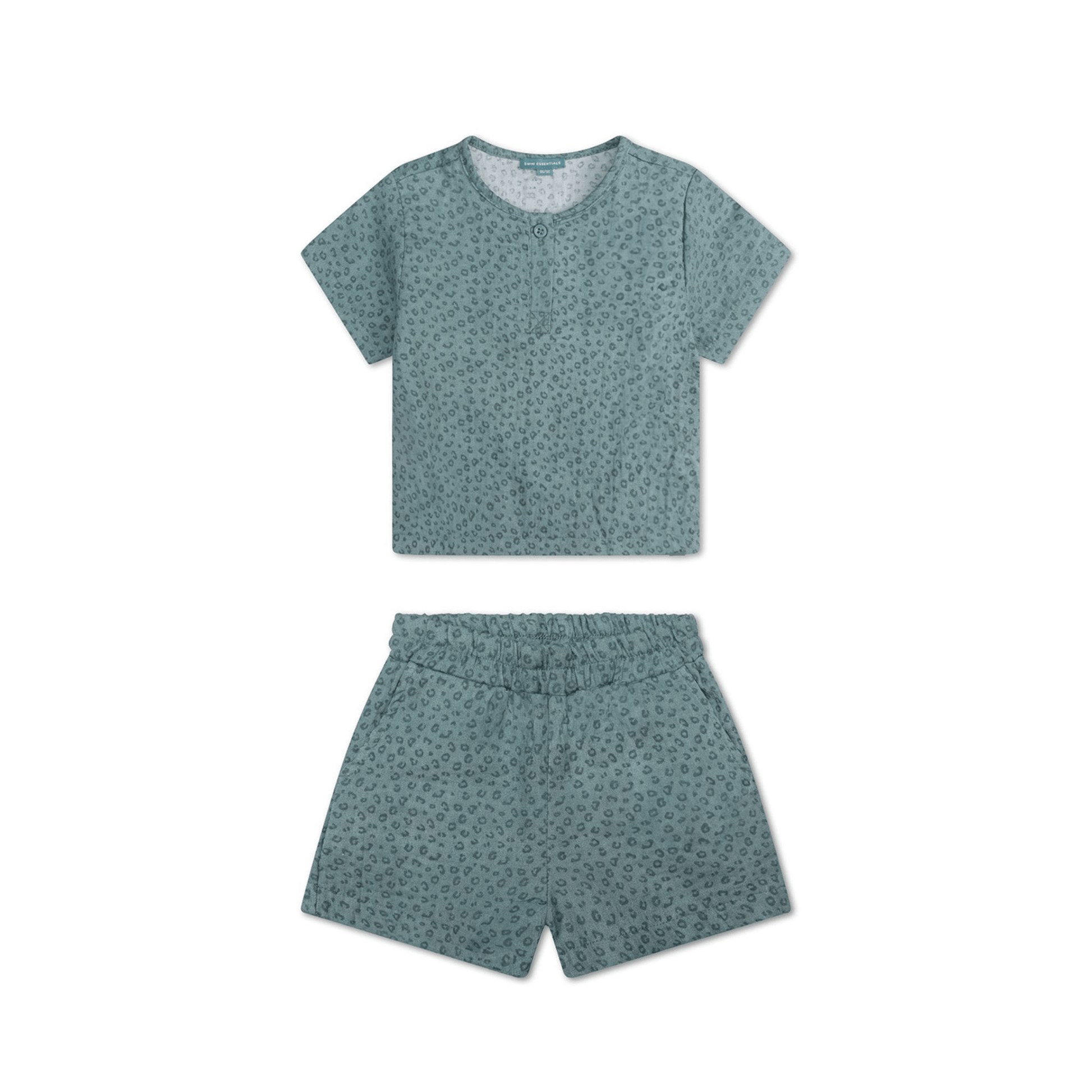 Leopard | Green Boys Set Beach - Musselin