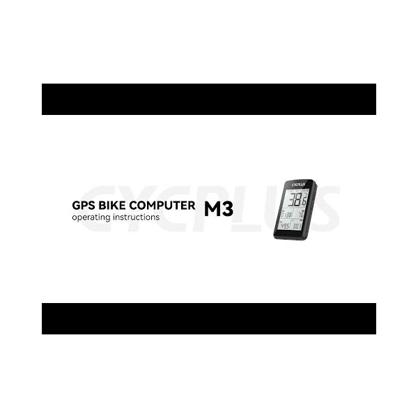Cyclplus Fahrradcomputer m3 GPS