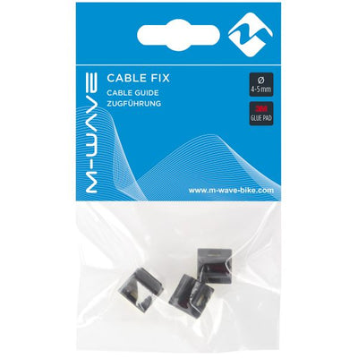 M-Wave-Kabelkurs 4-5 mm schwarz (3 Stücke)