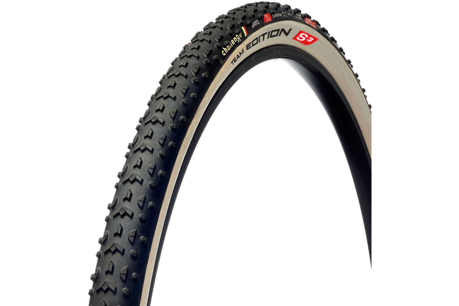 Challenge Grifo Team Edition S Tubular 700x33c Black White