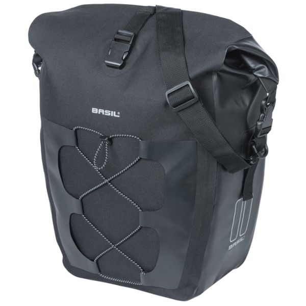 Basil Einzeltasche Navigator wasserdicht l mik 25-31l 14 x 26 x 42 cm - Schwarz