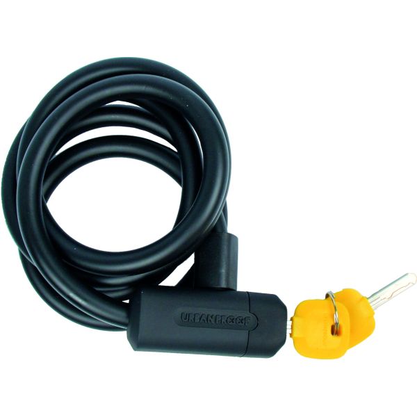Urbanproof Spiralschloss 12mm*150cm schwarz