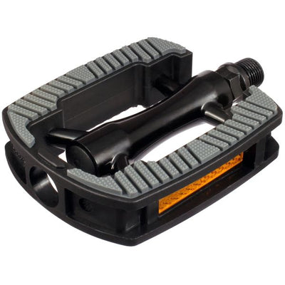 Marwi Pedal Set SP-821 mit Aluminiumhaus Anti Slip Glossy Black mit grauem Inlay (Workshop-Verpackung)