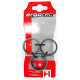 Ergotec Ball Head Spacer Set 1-1 8 (Ø28.6) 3-Stück 3 5 10 mm Kohlenstoff - afbeelding 2