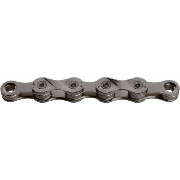 KMC X9 Grey Fahrradkette, 114 Glieder, 9-fach, grau