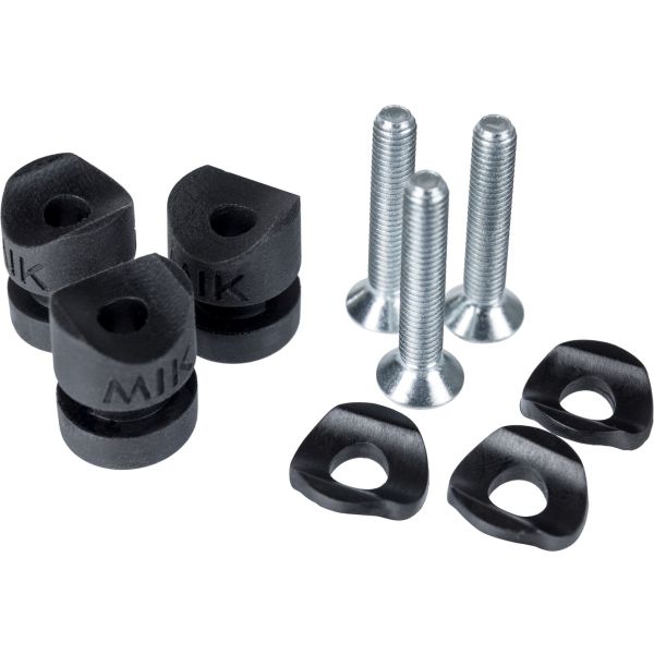 Mikes Seite - Bolzen - Set von 3 Teilen - schwarz