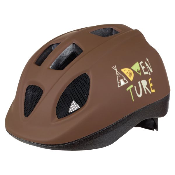 Polisport Kinder Helm Abenteuer XS 46-53 cm Brown