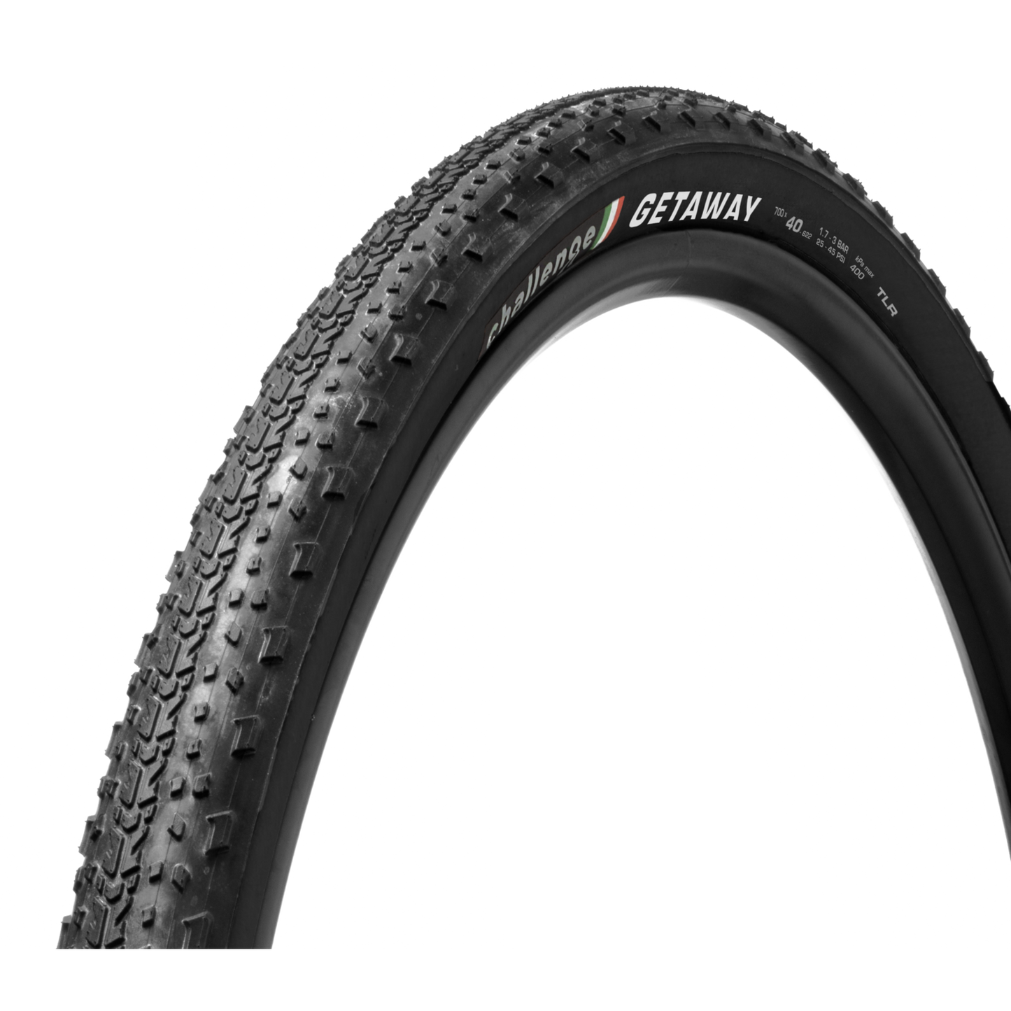 Herausforderung - Gateway Race Clincher TLR 700x40c Schwarz