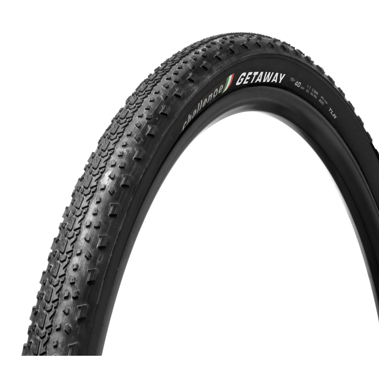 Herausforderung - Gateway Race Clincher TLR 700x40c Schwarz