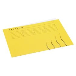 Innenmappen djois secolor a4 gelb 225 g m² beidseitiger Karton