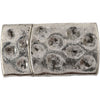 Creativ Company Magnetverschluss, Größe 7x29 mm, Lochgröße 3x10 mm, Antiksilber, 1 Stück