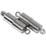 Creativ Company Magnetverschluss mit Ösen, L: 15 mm, D 5 mm, versilbert, 10 Stück 1 Box - afbeelding 2