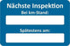 Eichner Sticker Inspection Kundendienstaufkleber