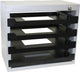 Kleiderhaus -Sortierung. Kabinett 4-fach, unbedeckt