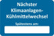 Eichner Sticker Kühlmittel