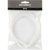 Creativ Company Hair Bands Weiß, 5st.