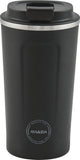 Aya ida aya ida - cup2go - Thermobecher - Kaffeebecher - Coffee to go - Reisebecher - Mitnehmen - 500ml - Mattschwarz
