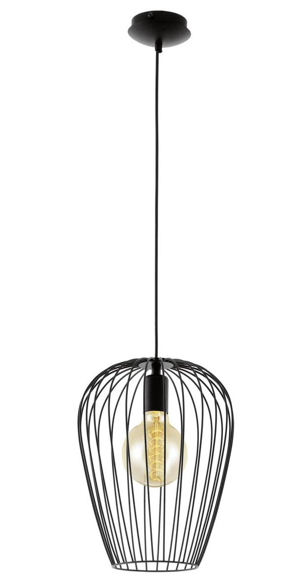 Eglo Newtown Hängelampe - E27 - ø 27,5 cm - Schwarz