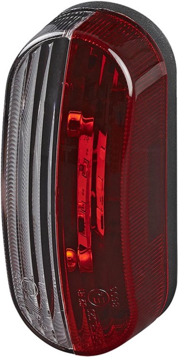 Proplus Positionslicht LED - rot weiß - flexible Klappe - 98 x 42 mm - links