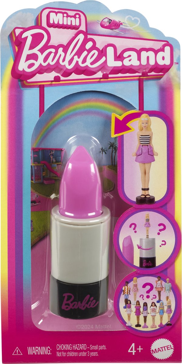 Barbie Mini Land – Überraschungsartikel – 3,8 cm – Minipuppe