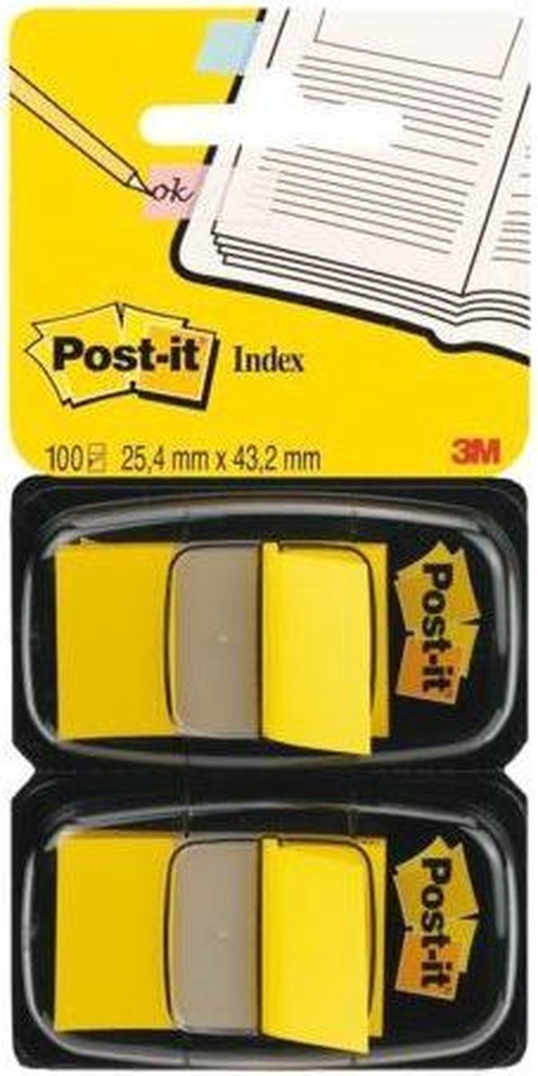 Indexe Post-it Doppelpack gelb