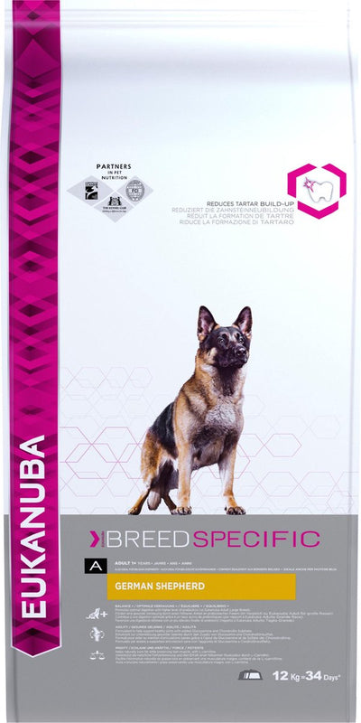 Eukanuba Deutscher Schäferhund – rassespezifisch – Huhn – Hundefutter – 12 kg