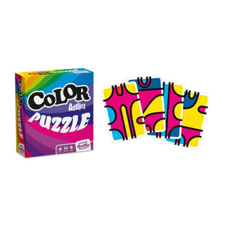 Farbsüchtiger Puzzle - Kartenspiel