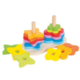 Hape Stacking Tower Regenboog - afbeelding 3