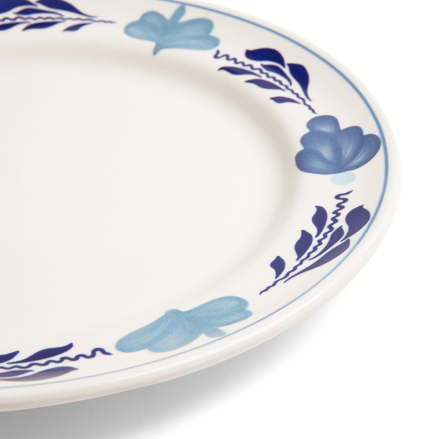 Boerenbont Bauernhof blauer Teller ø21cm Dekor 6 Stk