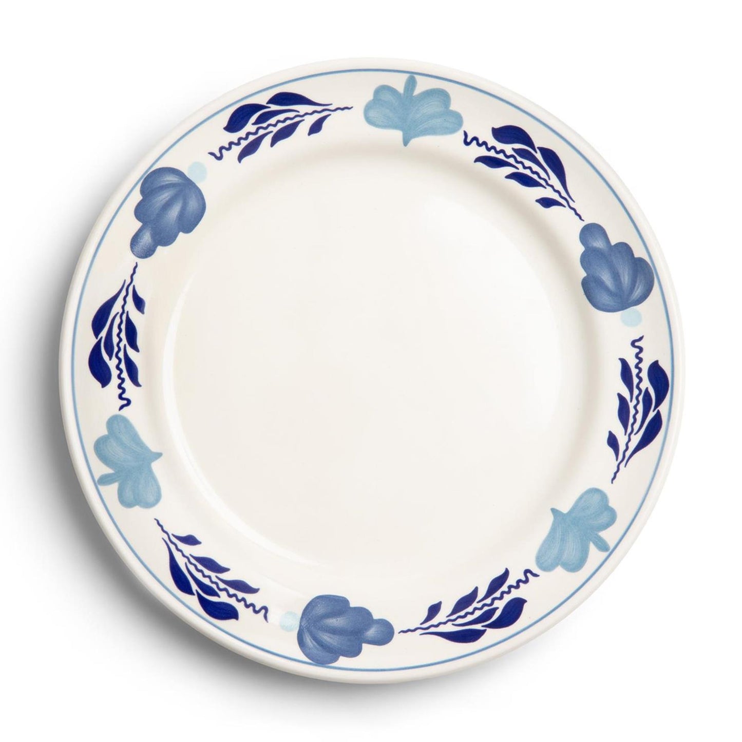 Boerenbont Bauernhof blauer Teller ø21cm Dekor 6 Stk