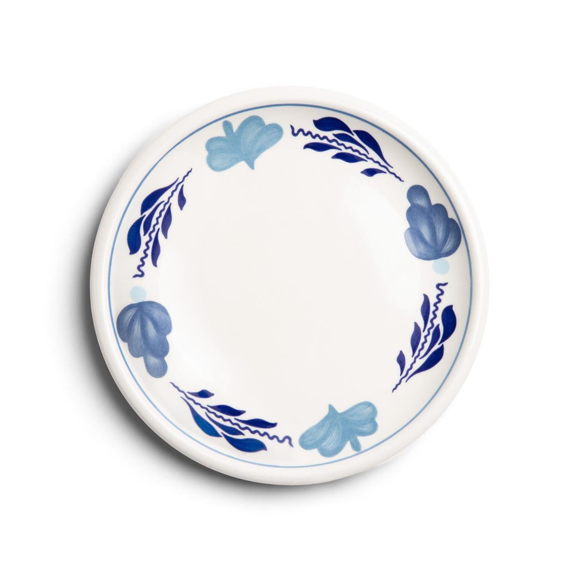 Boerenbont Bauernhof blau Kuchenteller ø16cm Dekor 6 Stk