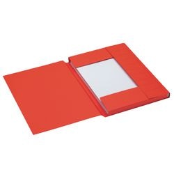 Staubschutzmappe Spektrum Djois A6010-242 Karton 255 g m2 A4 rot 3 Klappen recycelt