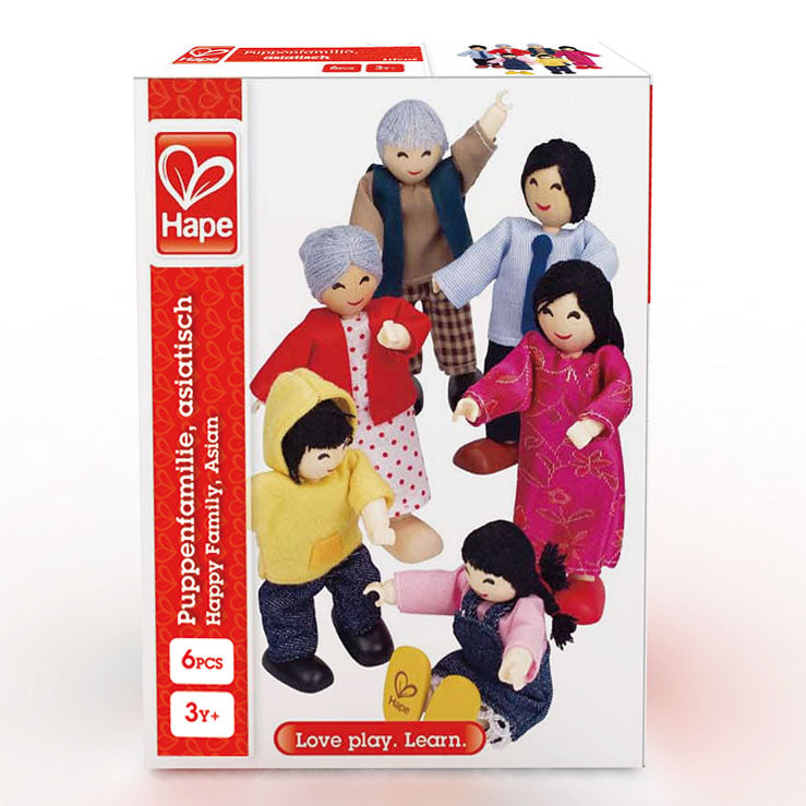 Hape Dollhouse Asiatische Familie