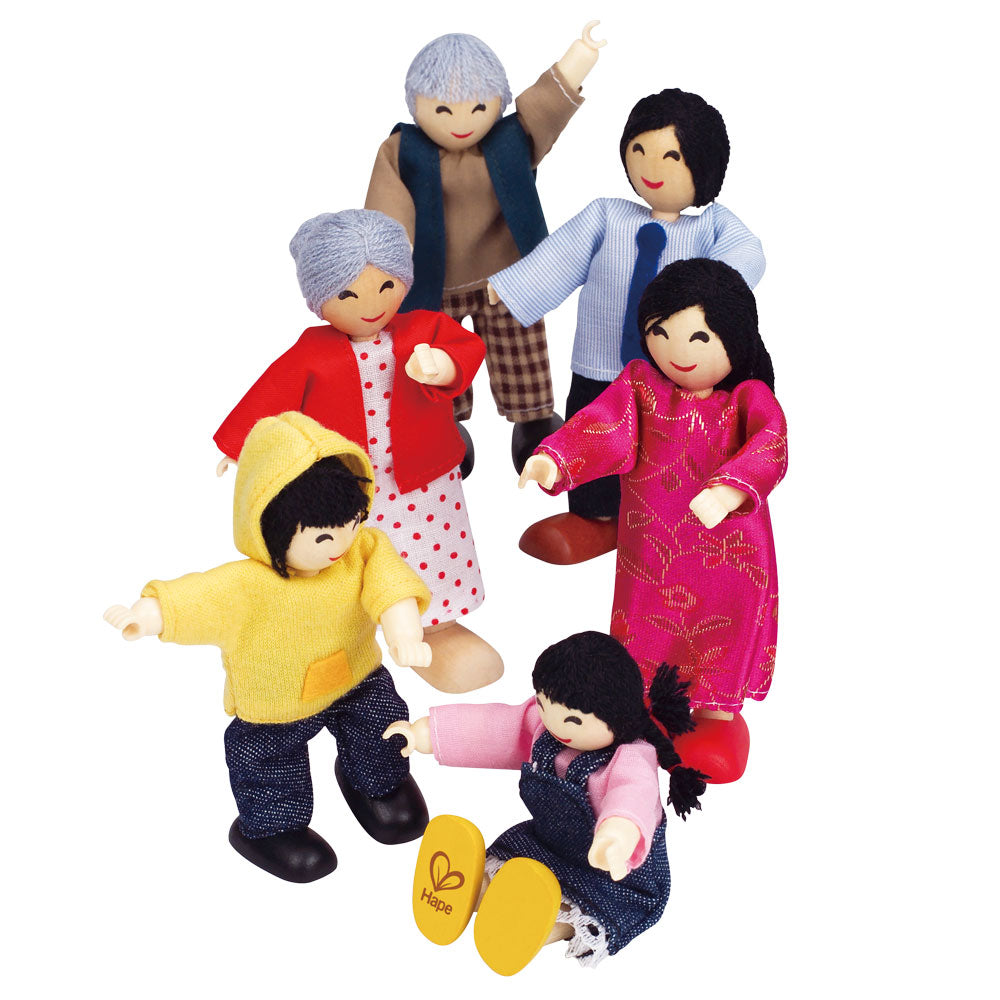Hape Dollhouse Asiatische Familie