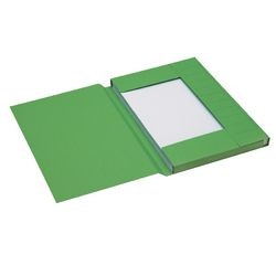 Staubklappenmappe Djois A6010-255 255 g m2 Foliogrün 3 Klappen recycelt